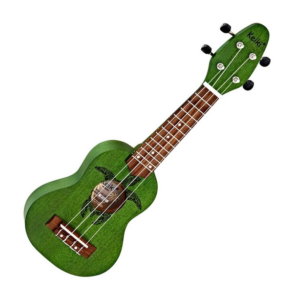Ortega K1-GR Keiki Sopranino, Forest Green - Front