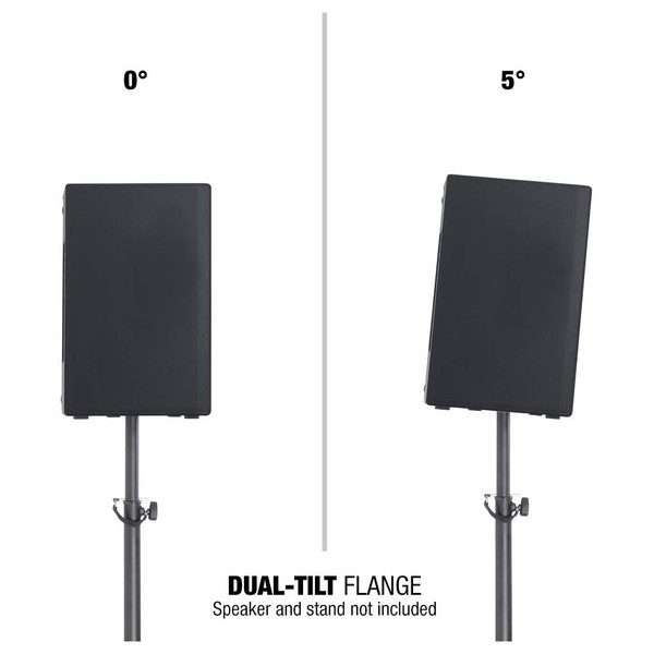 Adam Hall SM7 Dual Tilt Top Hat Cabinet Flange Tilts