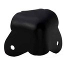 Adam Hall Steel Two Leg Flightcase Corner with Wrapover, Black
