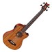 Ortega LIZZY-PRO Electro Uke Bass, Natural Dark Brown Front View