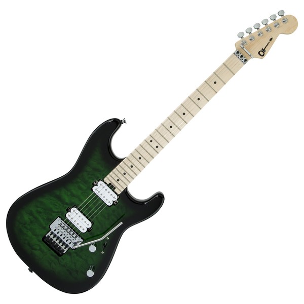 Charvel Pro Mod San Dimas Style 1 HH FR MN, Trans Green Burst