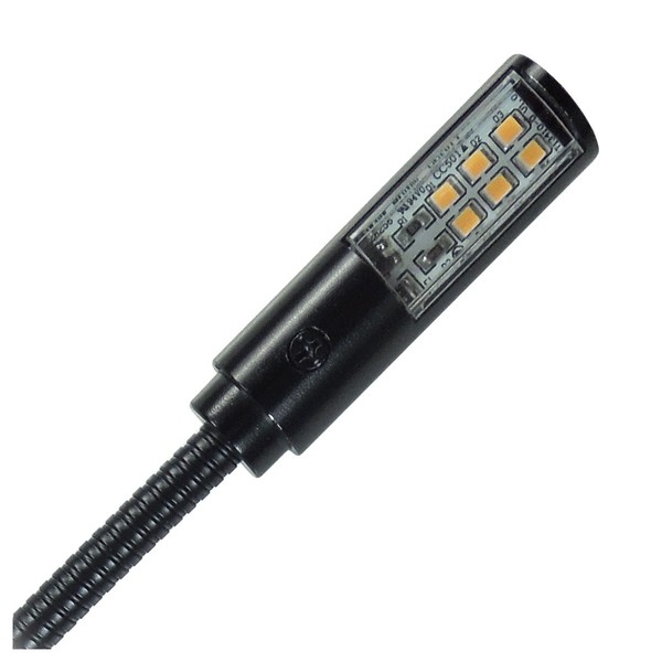 Klark Teknik LEDLAMP18-RA 18" LED Gooseneck Light with XLR, RA, LED Close-Up