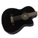 Fender CN-140SCE Acoustic Guitar, Black With Case Body