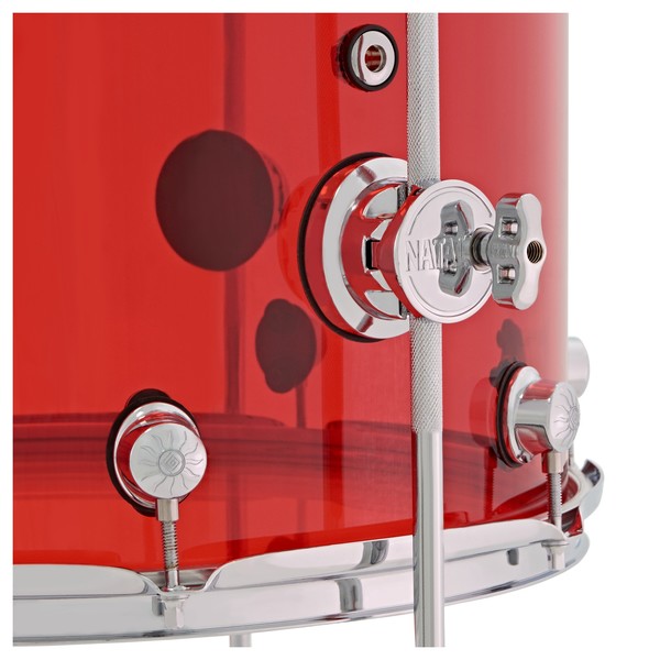 Natal Arcadia Acrylic 22" 3 Piece Shell Pack, Transparent Red mount