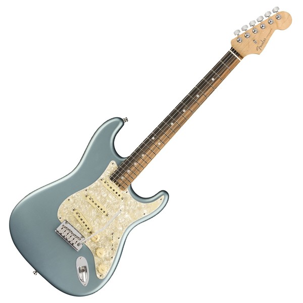 Fender American Elite Stratocaster EB, Satin Ice Blue Metallic - Main