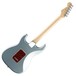 Fender American Elite Stratocaster HSS MN, Satin Ice Blue Metallic - Back