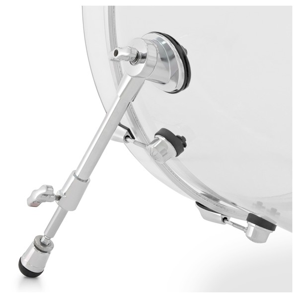 Natal Arcadia Acrylic 22" 3 Piece Shell Pack, Transparent