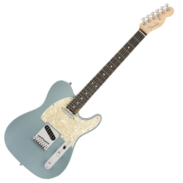 Fender American Elite Telecaster EB, Satin Ice Blue Metallic - Main