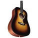 Martin Dreadnought Jr Acoustic, Sunburst - body