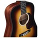 Martin Dreadnought Jr Acoustic, Sunburst - close up