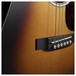 Martin Dreadnought Jr Acoustic, Sunburst - bridge