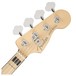 Fender American Elite Jazz Bass MN, Satin Ice Blue Metallic - Headstock