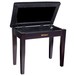 Roland RPB-100RW Piano Bench, Rosewood Open