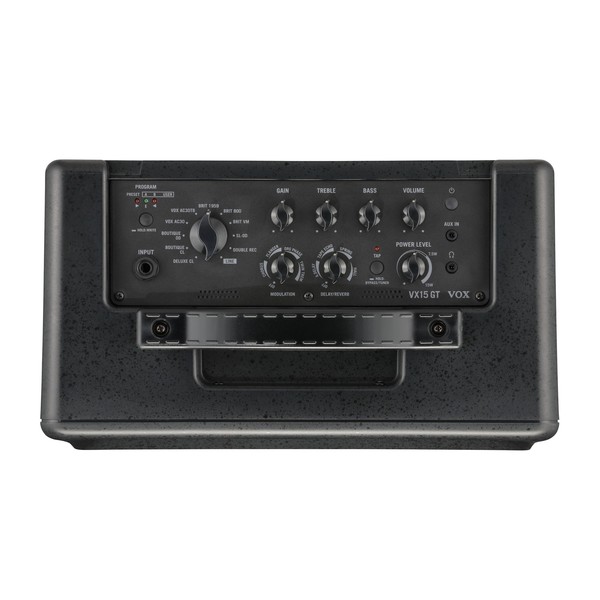 Vox VX15 GT Combo - top panel