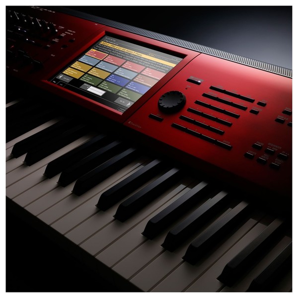 Kronos SE Music Workstation - Angled Detail