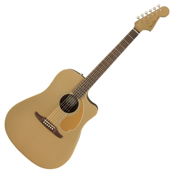 Fender Redondo Player Electro Acoustic, Bronze Satin Front View