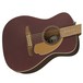 Fender Malibu Player Electro Acoustic, Burgundy Satin Body View