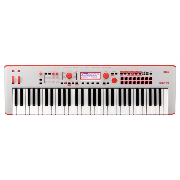 Korg Kross 61 SE, Neon Red - Top