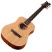 Dean Flight Series Travel Acoustic Guitar, Spruce Slanted View