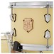 SJC Drums Heirloom 24'' 3pc Shell Pack, Matt Custard Yellow