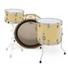 SJC Drums Heirloom 24'' 3pc Shell Pack, Matt Custard Yellow