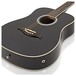 3/4 Concert Electro Acoustic Guitar by Gear4music, Black