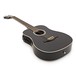 3/4 Concert Electro Acoustic Guitar by Gear4music, Black