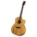 Luna High Tide Koa Grand Concert CAW Electro Acoustic, Angled