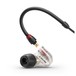 Sennheiser IE 400 Pro In-Ear Monitors, Clear, Housing Close-Up Unplugged