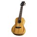 Luna High Tide Zebra Electro Concert Ukulele, Angled