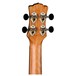 Luna High Tide Zebra Electro Concert Ukulele, Headstock Back