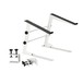 Adam Hall Laptop Stand with Clamp, White