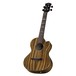 Luna High Tide Zebra Tenor Electro Ukulele, Angled