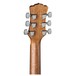 Luna Woodland Bamboo Dread - Satin Natural, Headstock Back