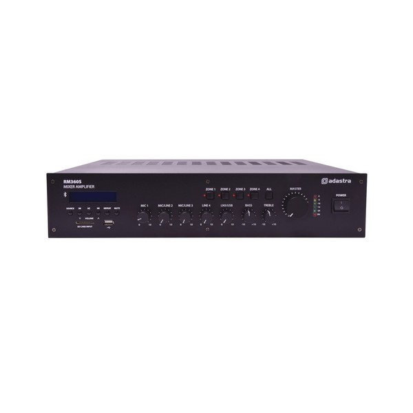 Adastra RM360S 5-Channel 100V Mixer Amplifier