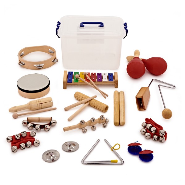 15pc Orchestral Classroom Percussion Set by Gear4music