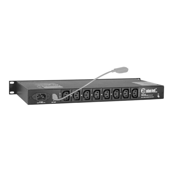 Adam Hall 19'' Power Conditioner with Rack Lighting Gooseneck Not Included