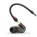 Sennheiser IE 400 Pro In-Ear Monitors, Smoky Black, Housing Close-Up Unplugged
