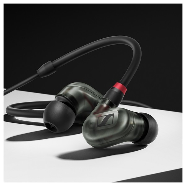 Sennheiser IE 400 Pro In-Ear Monitors, Smoky Black at Gear4music