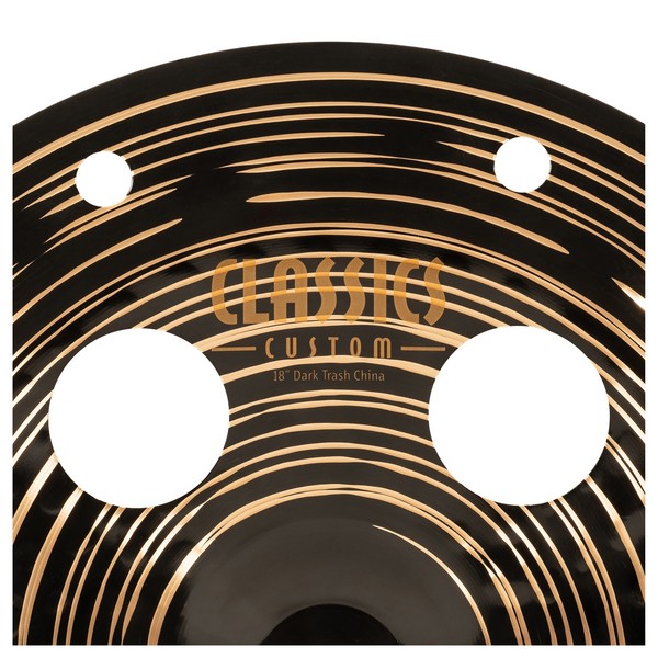 Meinl 18" Classics Custom Dark Trash China - Logo