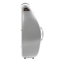 BAM DEF4012S La Defense Tenor Saxophone Case, Brushed Aluminium