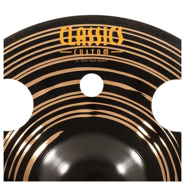 Meinl 12" Classics Custom Dark Trash Splash - Logo