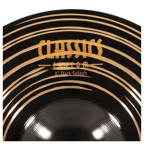 Meinl 8" Classics Custom Dark Splash - Logo