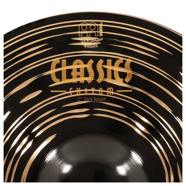 Meinl 12" Classics Custom Dark Splash - Logo