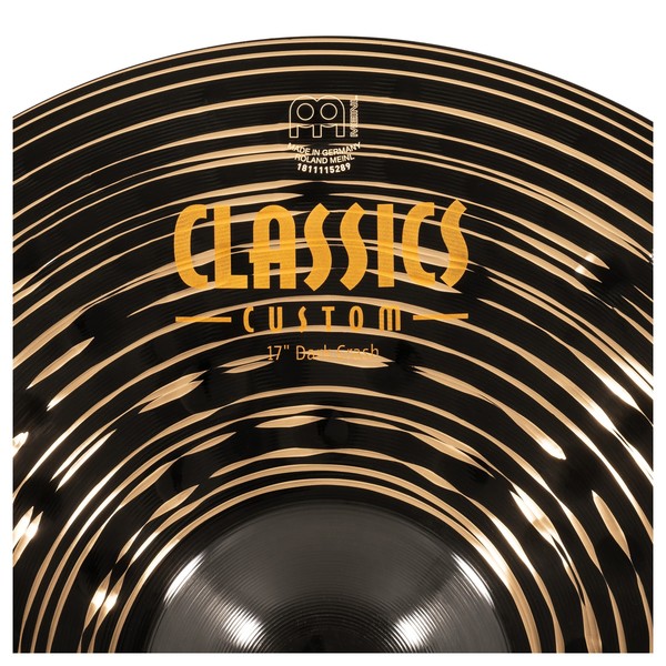 Meinl 17" Classics Custom Dark Crash - Logo