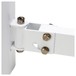 Adam Hall SMBS5 Wall Mount Speaker Bracket, White Adjustable bracket