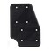 Adam Hall Polyamide Right Side Castor Plate, Black