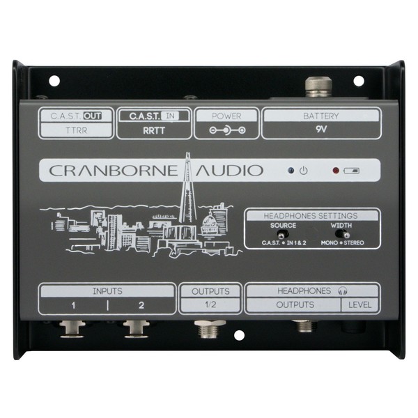 Cranborne Audio N22H Headphone Amp & Breakout Box - Top