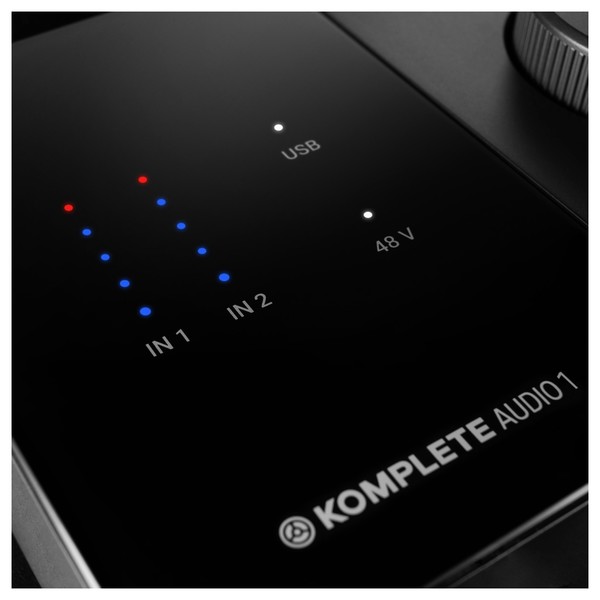 Native Instruments Komplete Audio 1 USB Audio Interface, VU Meter