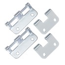 Adam Hall Large Galvanised Detachable Hinges, Set of Two